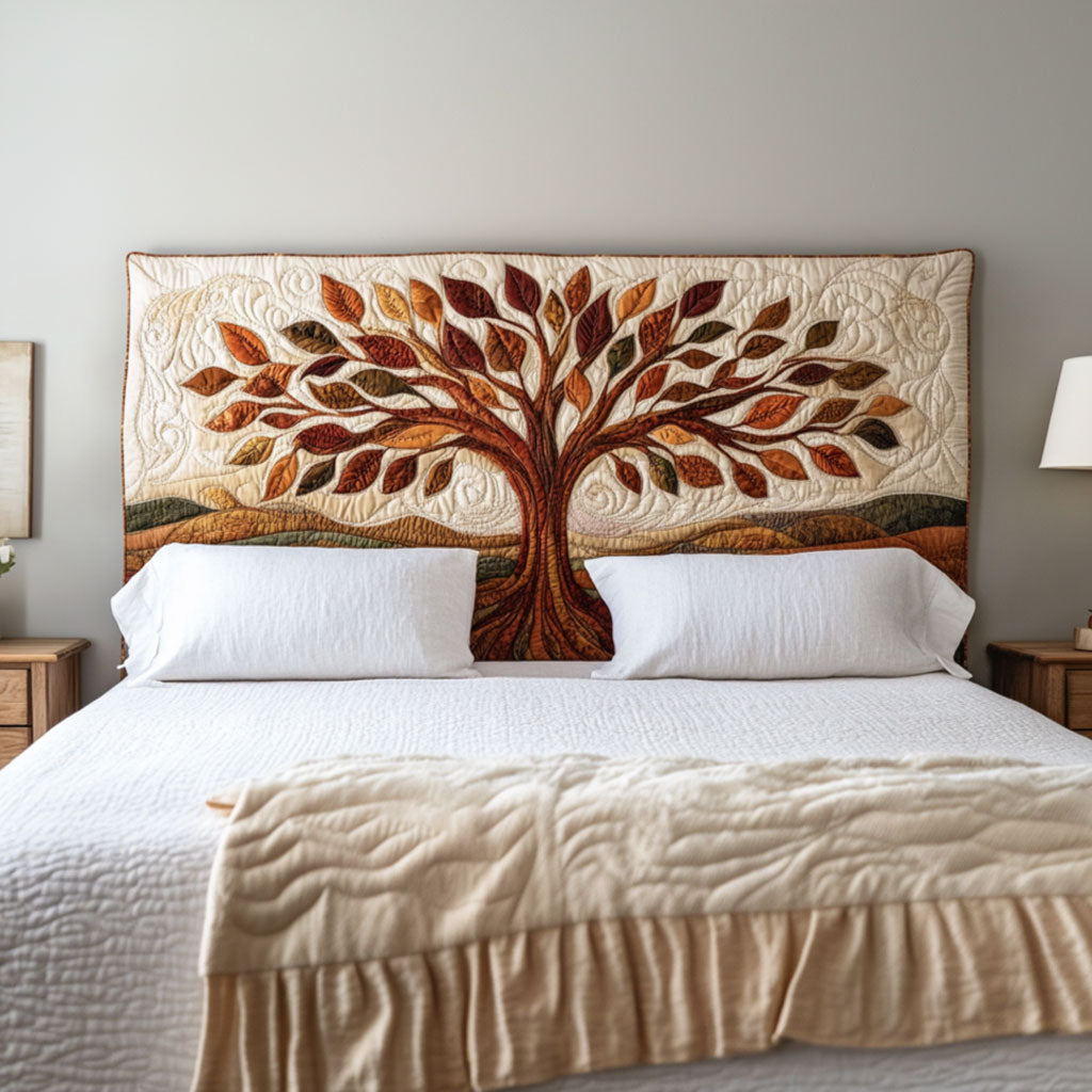 Tree of life KL1812001CL Quilted Headboard Slipcover