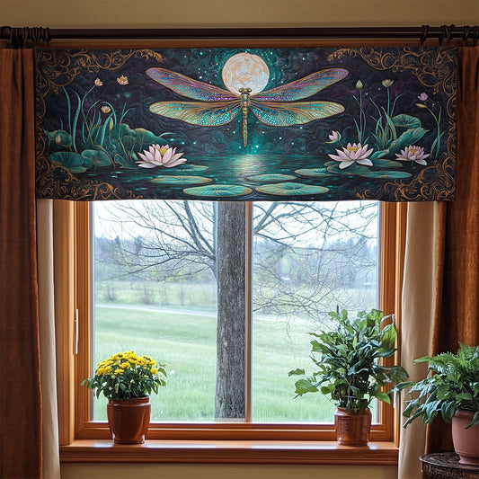 Dragonfly Night WX1705006CL Quilted Valance