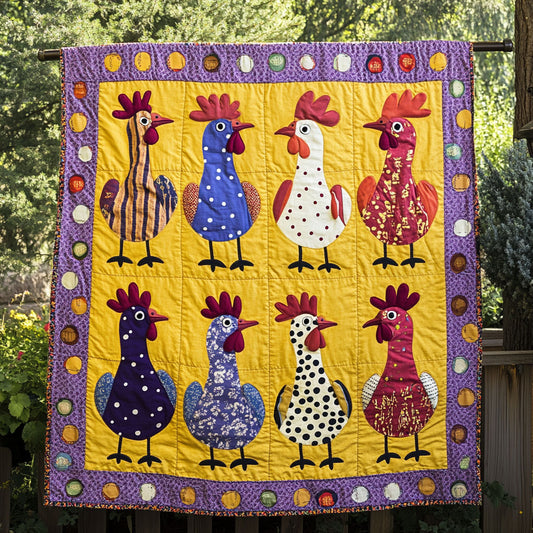 Colorful Flock WY1308030CL Quilt