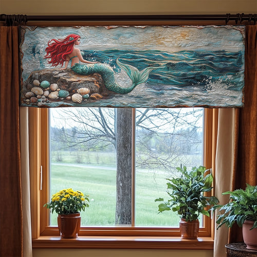 Pretty Mermaid WX0905041CL Quilted Valance