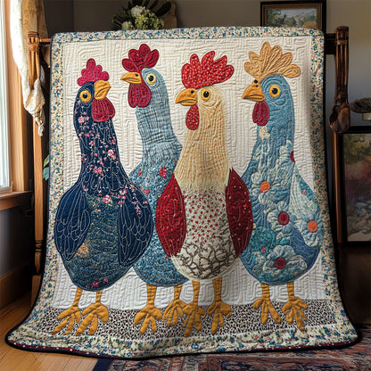 Four Chicken WY1202101CL Quilt