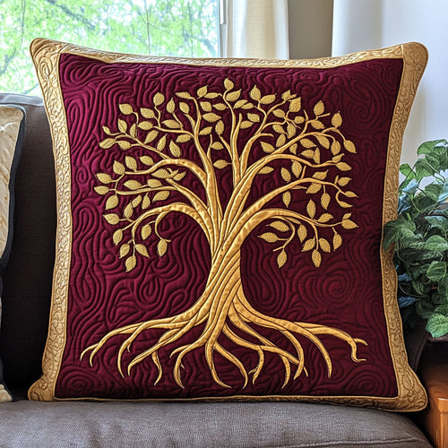 Tree of Life CW2406047CL Quilt Pillow Case