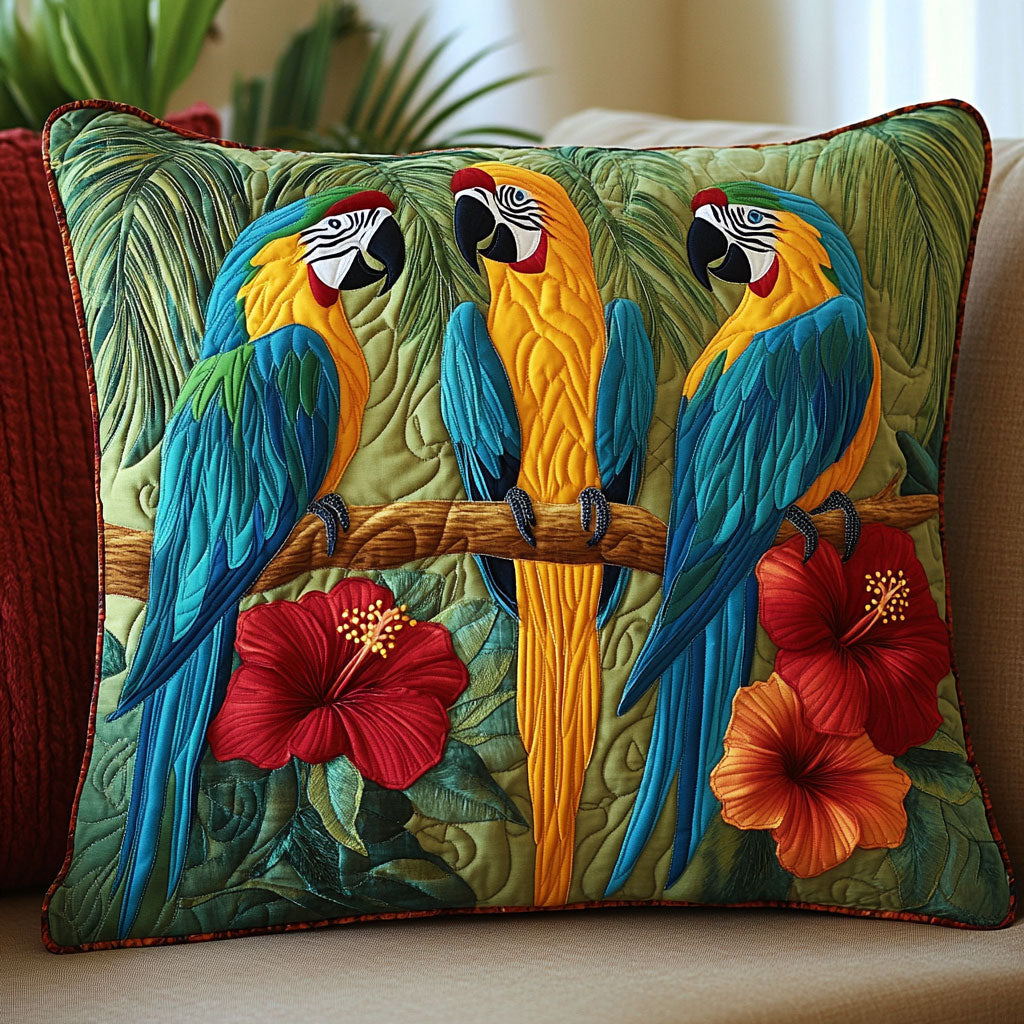 Tropical Parrot Dream CW0701114CL Quilt Pillow Case