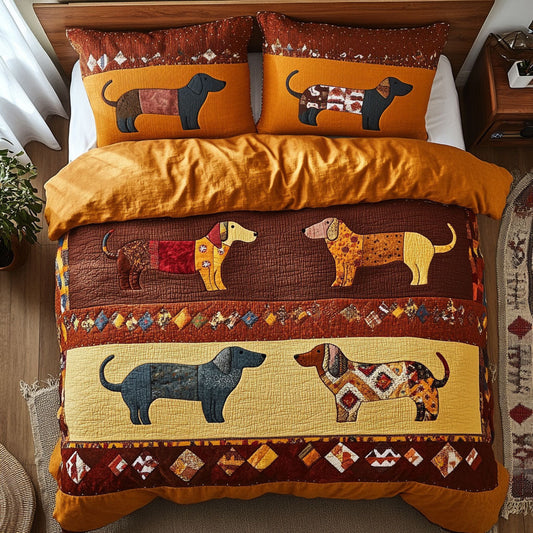 Blossom Dachshund WN2608006CL Duvet Cover Set