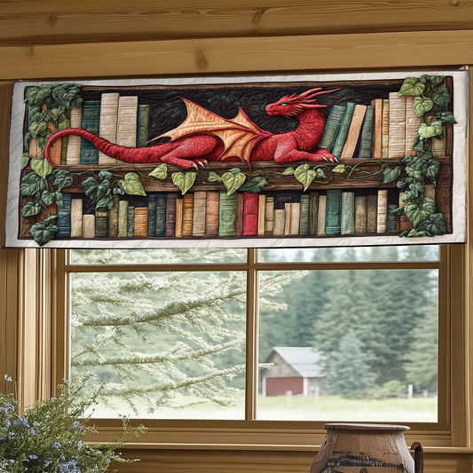 Dragon Book WY3004001CL Quilted Valance