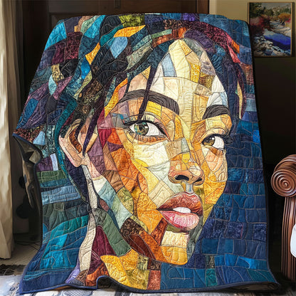 Black Women Portrait WY1202076CL Quilt
