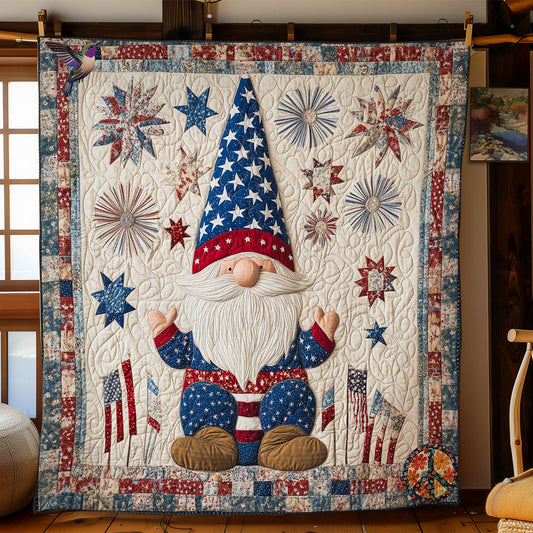 Freedom Gnome Celebration WN2811012CL Quilt