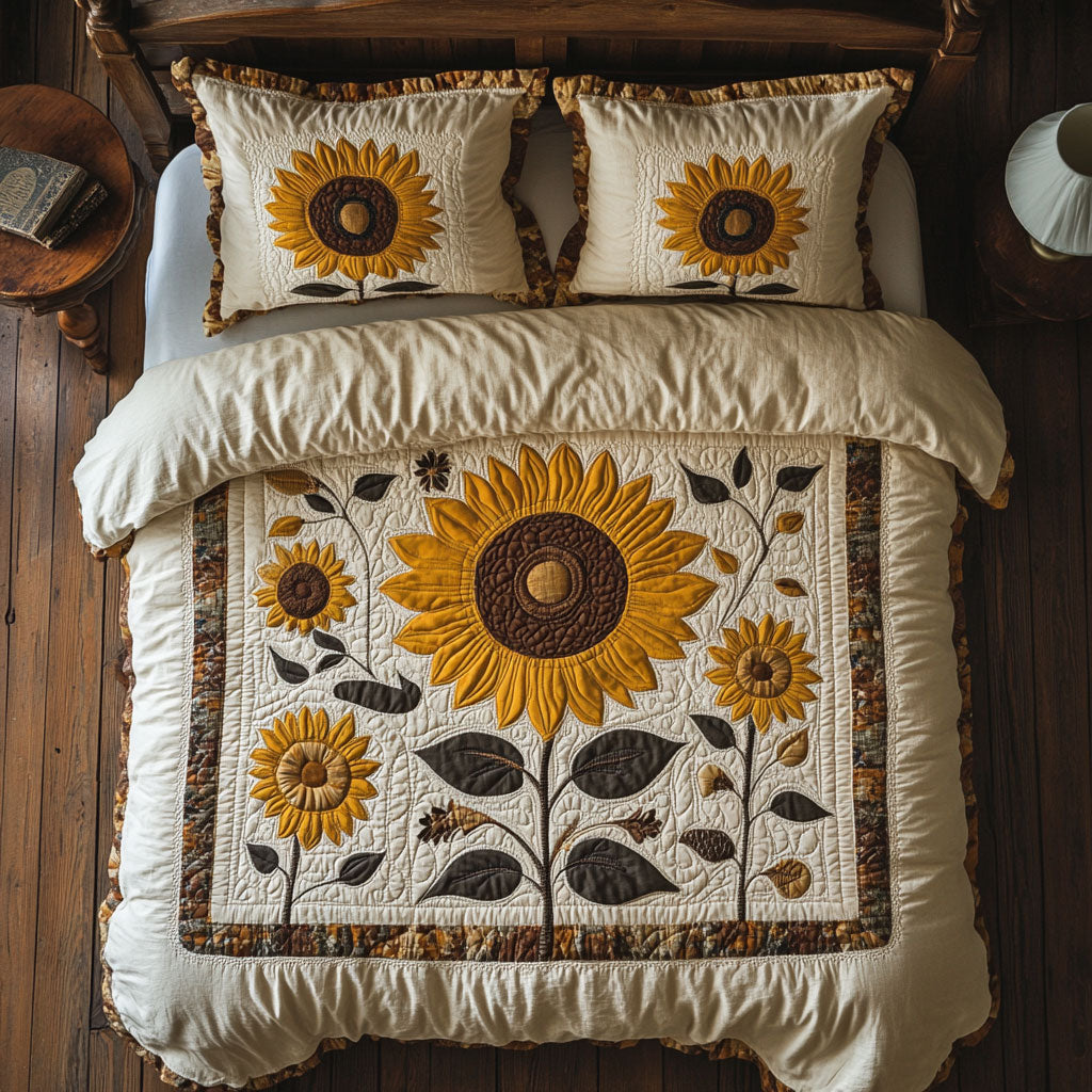 Harvest Sunflower Charm WY2406054CL Duvet Cover Set