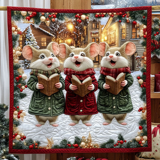Caroling Mouse KL1311001CL Quilt