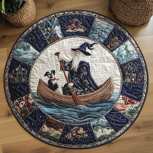 Dark Wizard WN0309023CL Quilted Round Mat