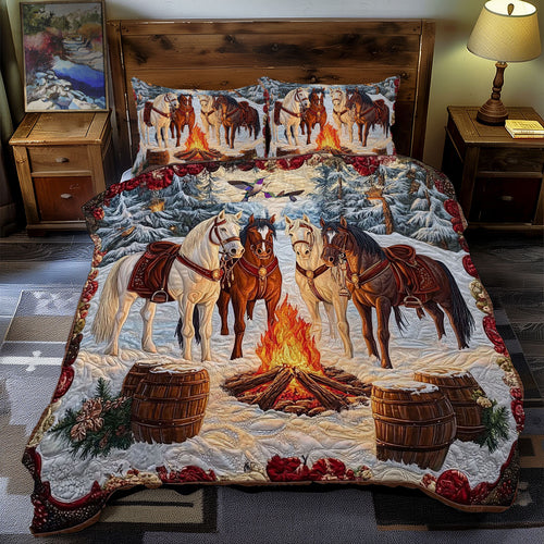 Winter Of Horse WY0412060CL Duvet Cover Set