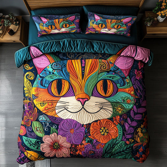 Abstract Cat CQ2605017CL Duvet Cover Set