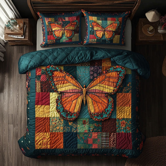 Butterfly Haven WY0703044CL Duvet Cover Set
