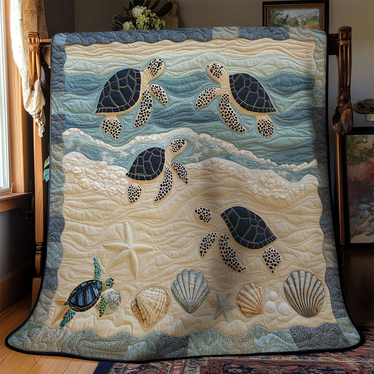 Starry Turtle Shore WN1212002CL Quilt