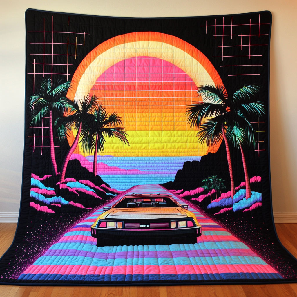 Neon Drive Nostalgia WJ2104009CL Quilt