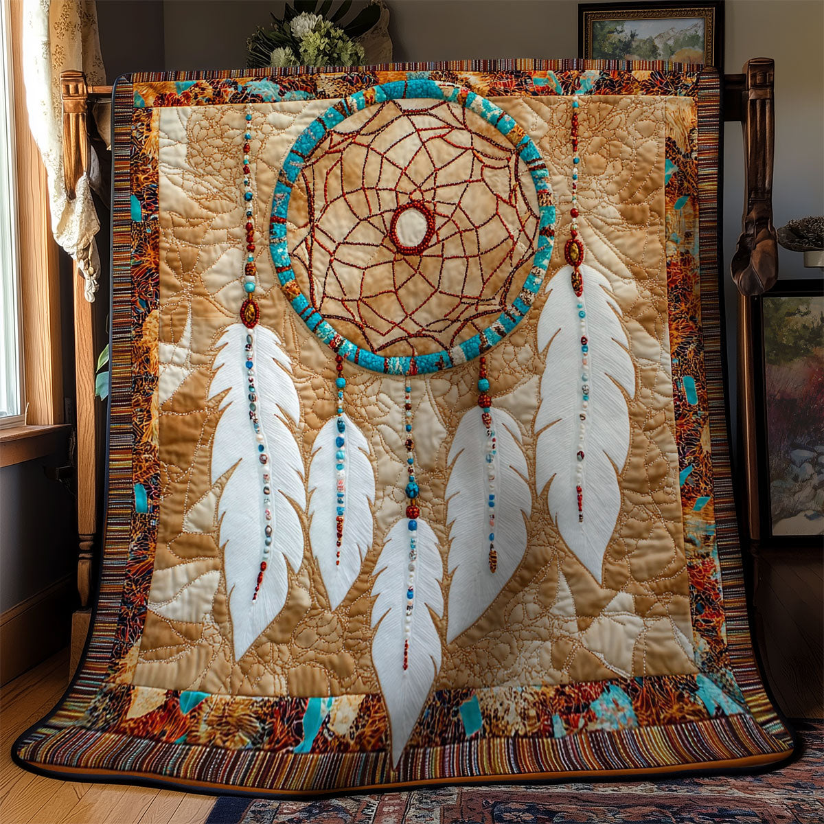 Majestic Feather Dreamcatcher WY1202123CL Quilt