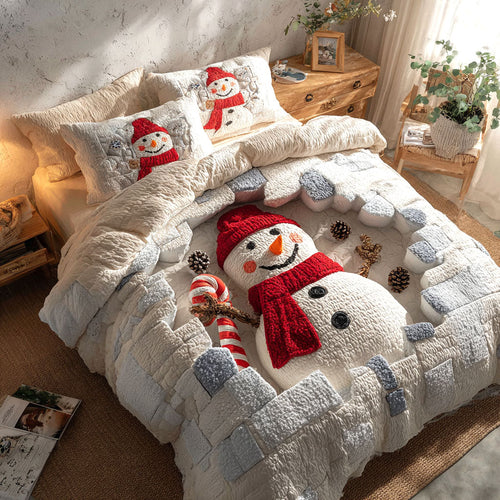 Merry Smash Snowman WN1111068CL Duvet Cover Set