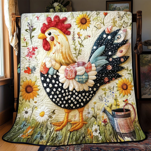 Chicken Charm WJ3112008CL Quilt