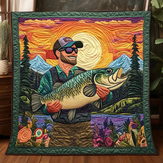 Fishing Man WJ0504007CL Quilt