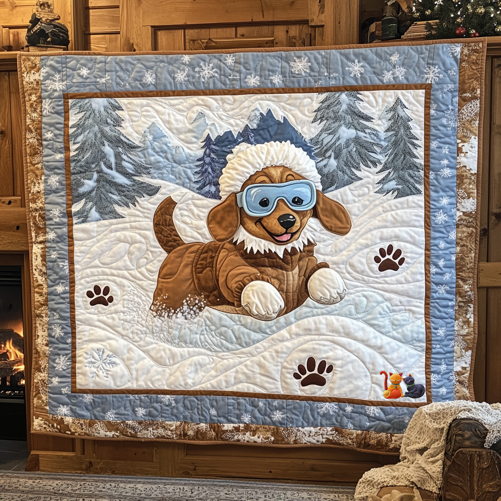 Dog Christmas YR0312016CL Quilt