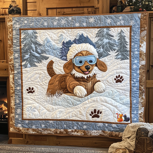 Dog Christmas YR0312016CL Quilt