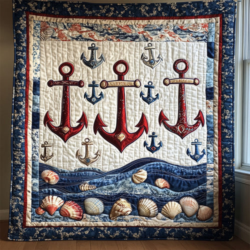 Nautical Anchor WJ0104001CL Quilt