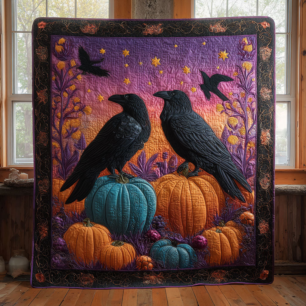 Raven Pumpkin Magic CW0808061CL Quilt