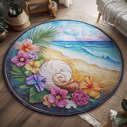 Beach WX1005002CL Quilted Round Mat