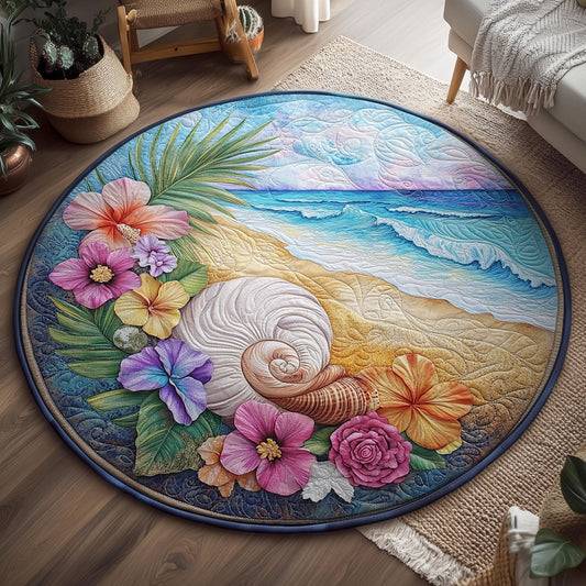 Beach WX1005002CL Quilted Round Mat