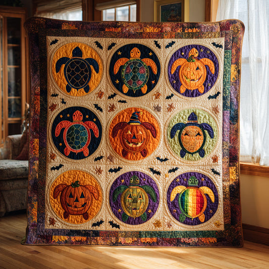 Turtle Pumpkin Parade CW0608050CL Quilt