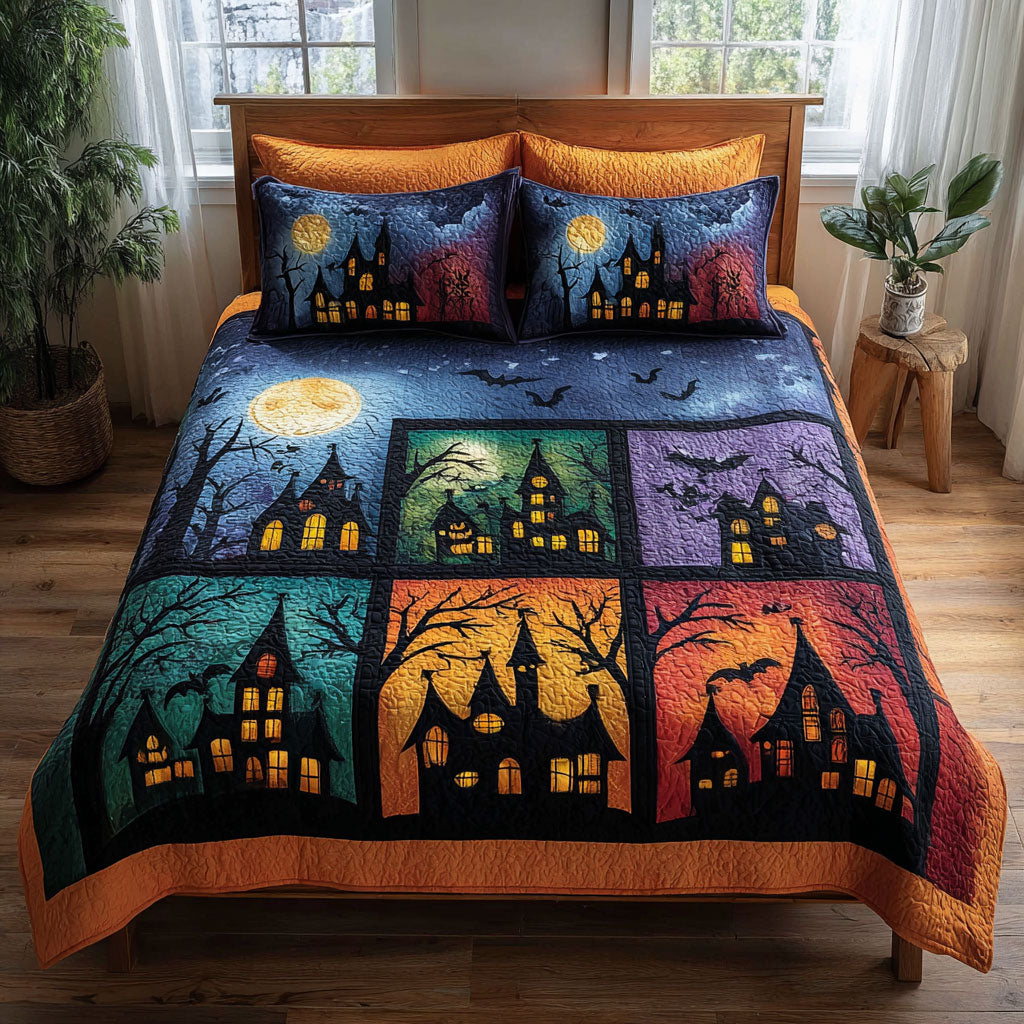 Haunted Night Village CW2008014CL Duvet Cover Set