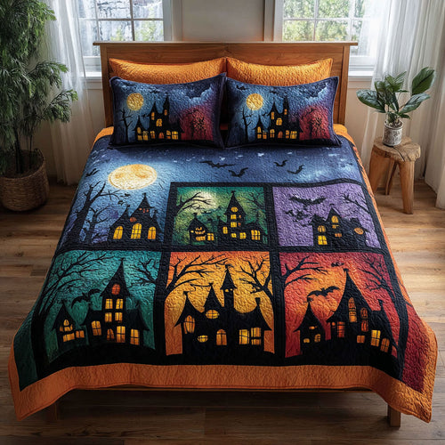 Haunted Night Village CW2008014CL Duvet Cover Set