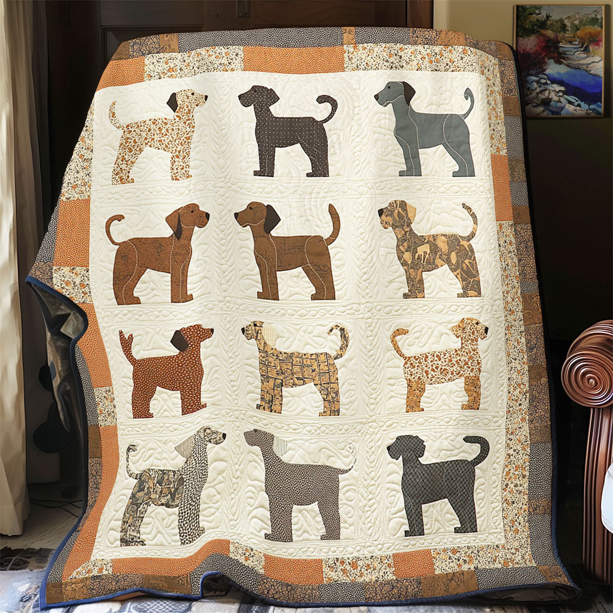 Cute Dogs WY0602137CL Quilt