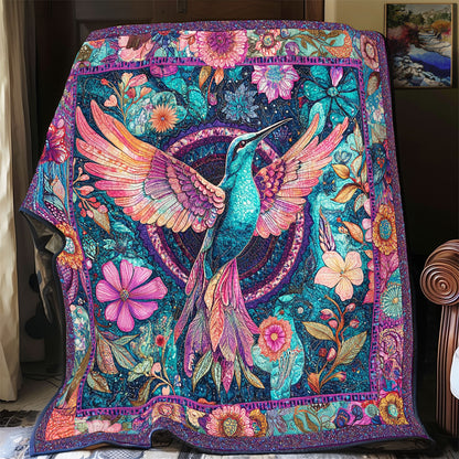 Mandala Hummingbird WY3112025CL Quilt