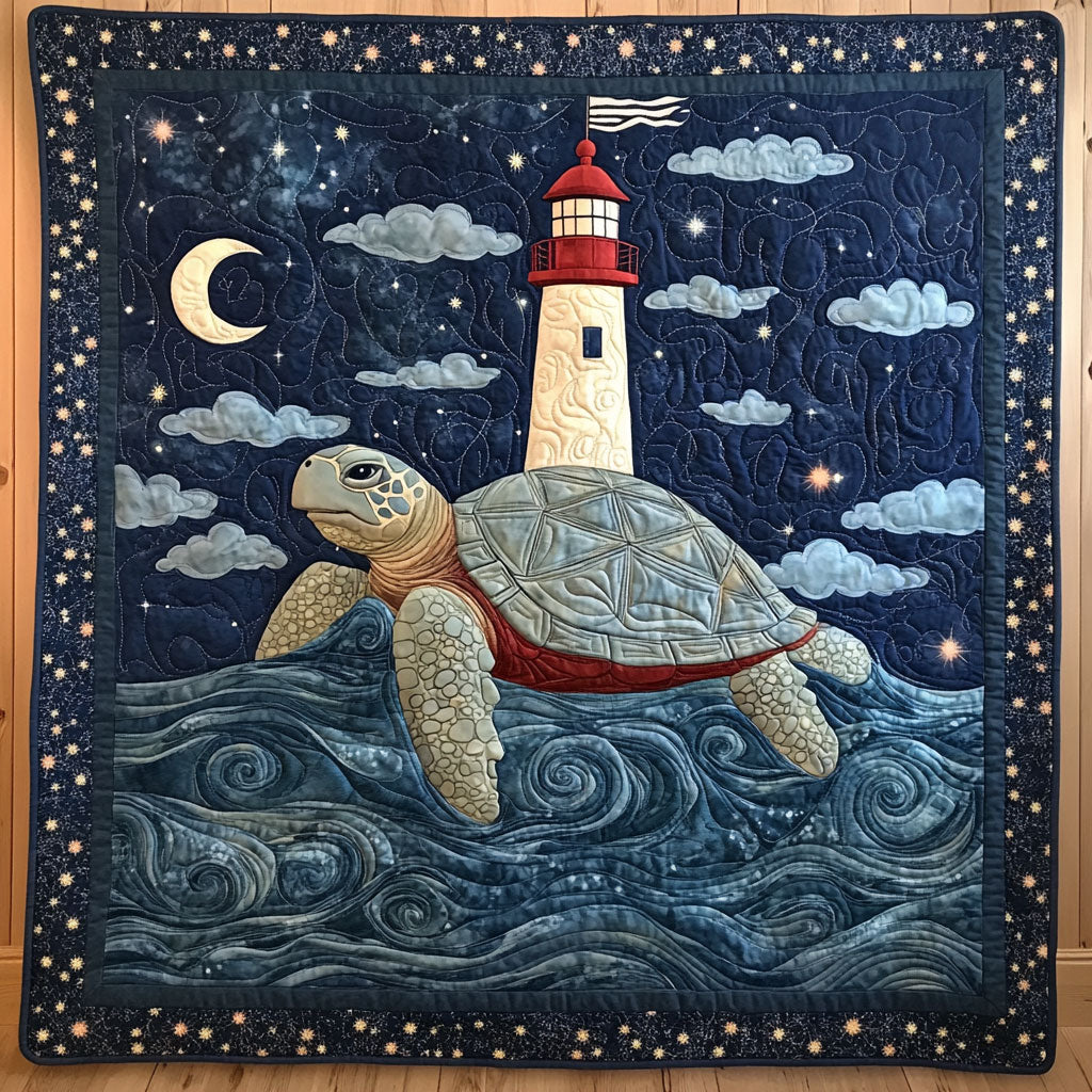 Turtle Carrying Lighthouse DH1310002CL Quilt
