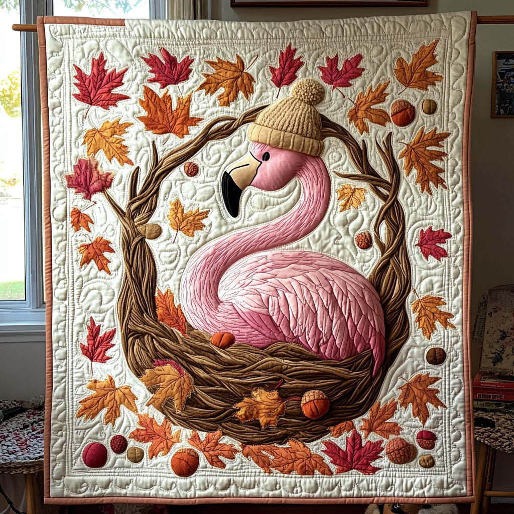 The Cozy Flamingo WY2208120CL Quilt