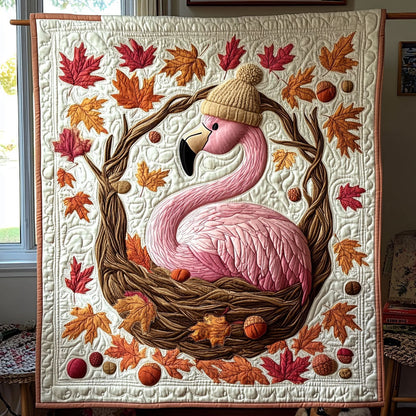 The Cozy Flamingo WY2208120CL Quilt