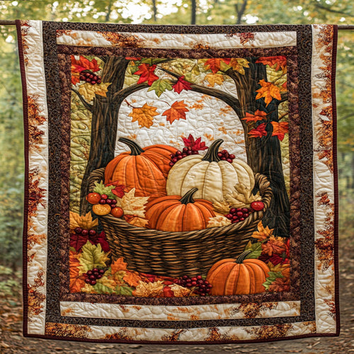Fall Leaves And Berries WY1508057CL Quilt