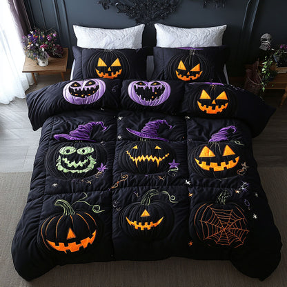 Haunted Hat Pumpkin WN1808002CL Duvet Cover Set