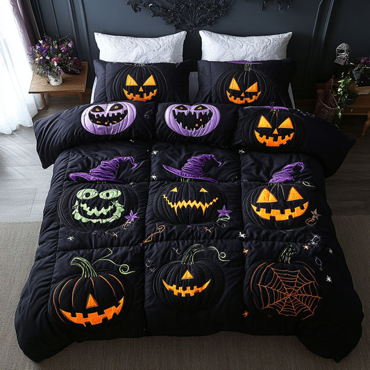Haunted Hat Pumpkin WN1808002CL Duvet Cover Set