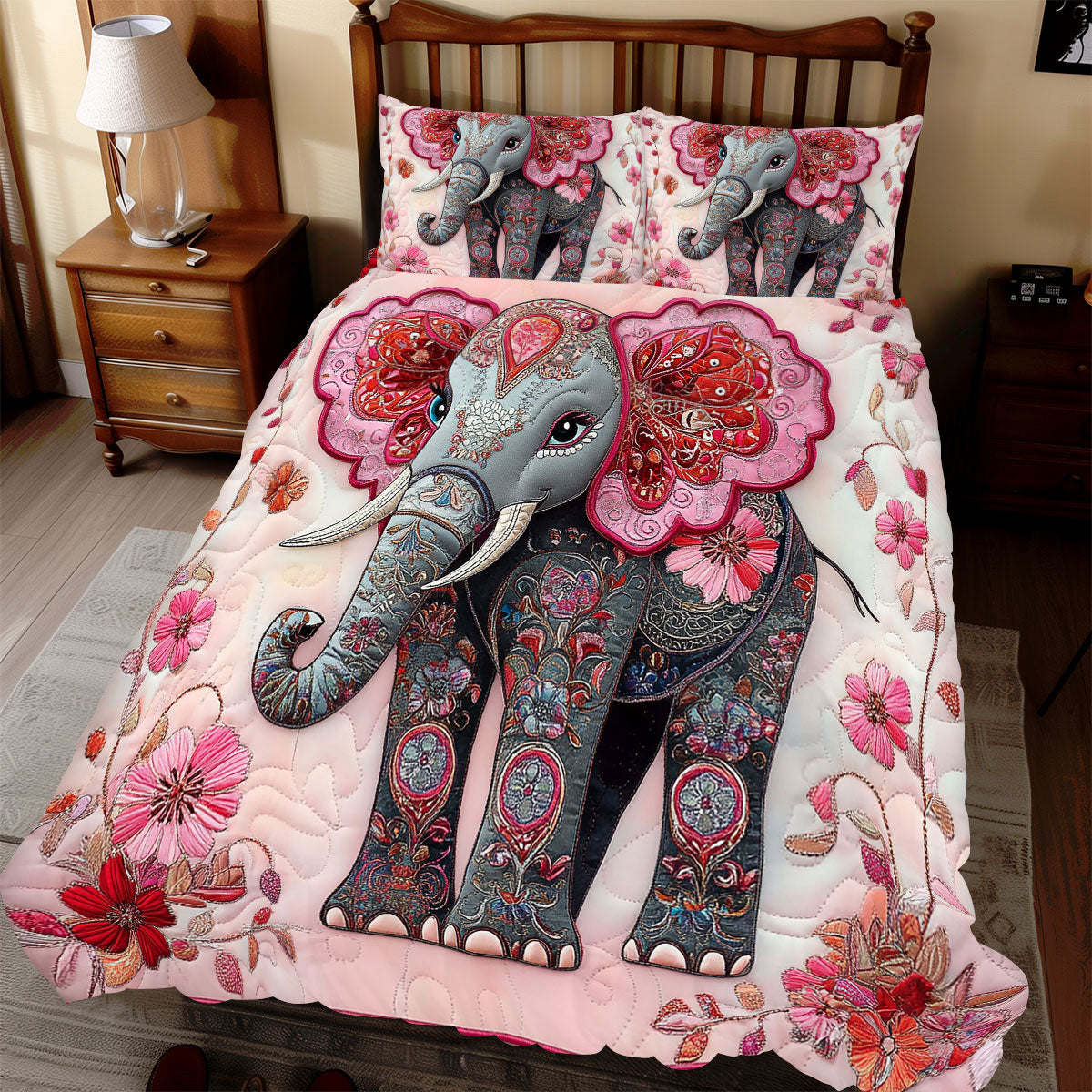 Elephant Pretty WX0412068CL Duvet Cover Set
