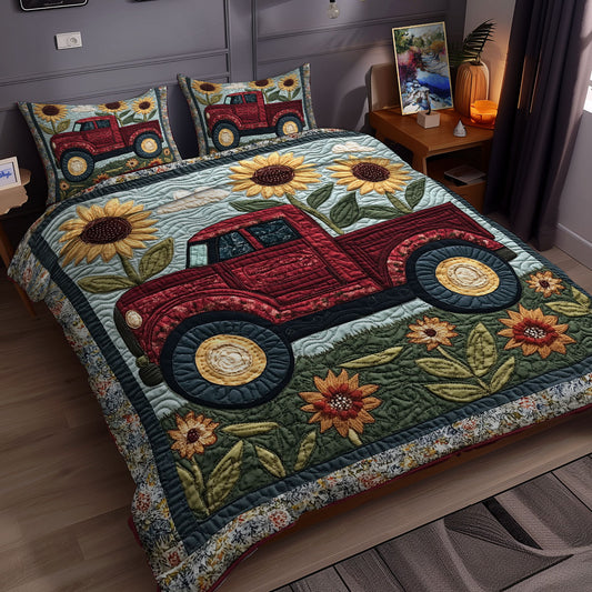 Red Truck WX2111081CL Duvet Cover Set