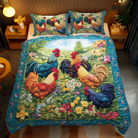 Chicken In Farm WY2612049CL Duvet Cover Set