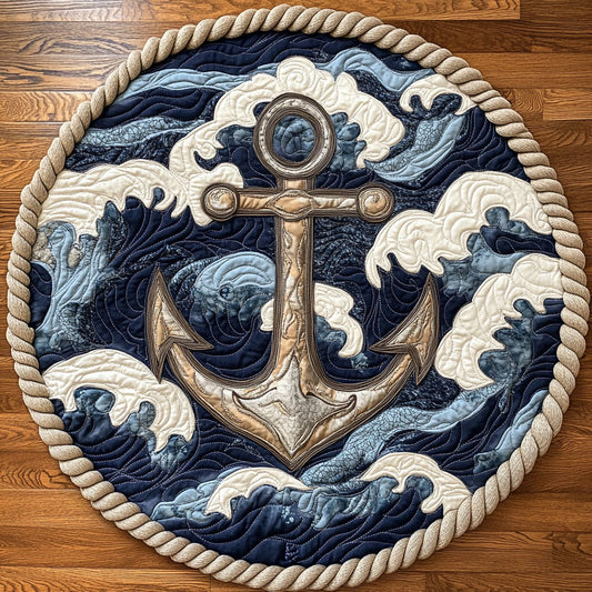 Anchor Vintagr WX2804021CL Quilted Round Mat