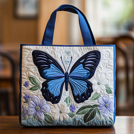 Floral Flight CP2509013CL Quilted Tote Bag
