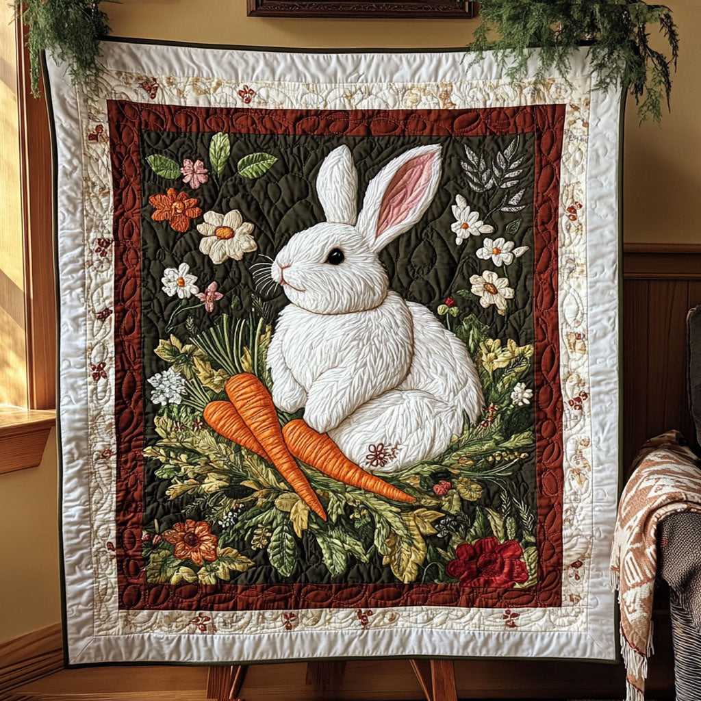 Carrot Bunny WY1208031CL Quilt