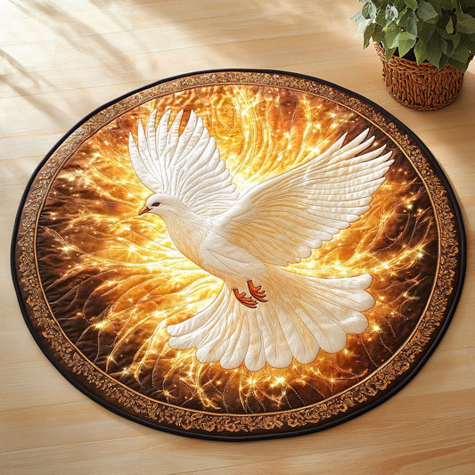 Dove Paradise CW2305419CL Quilted Round Mat