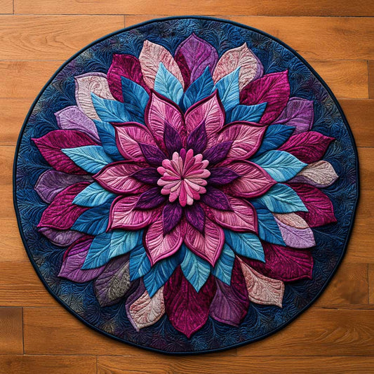Mystic Dahlia WN2904036CL Quilted Round Mat