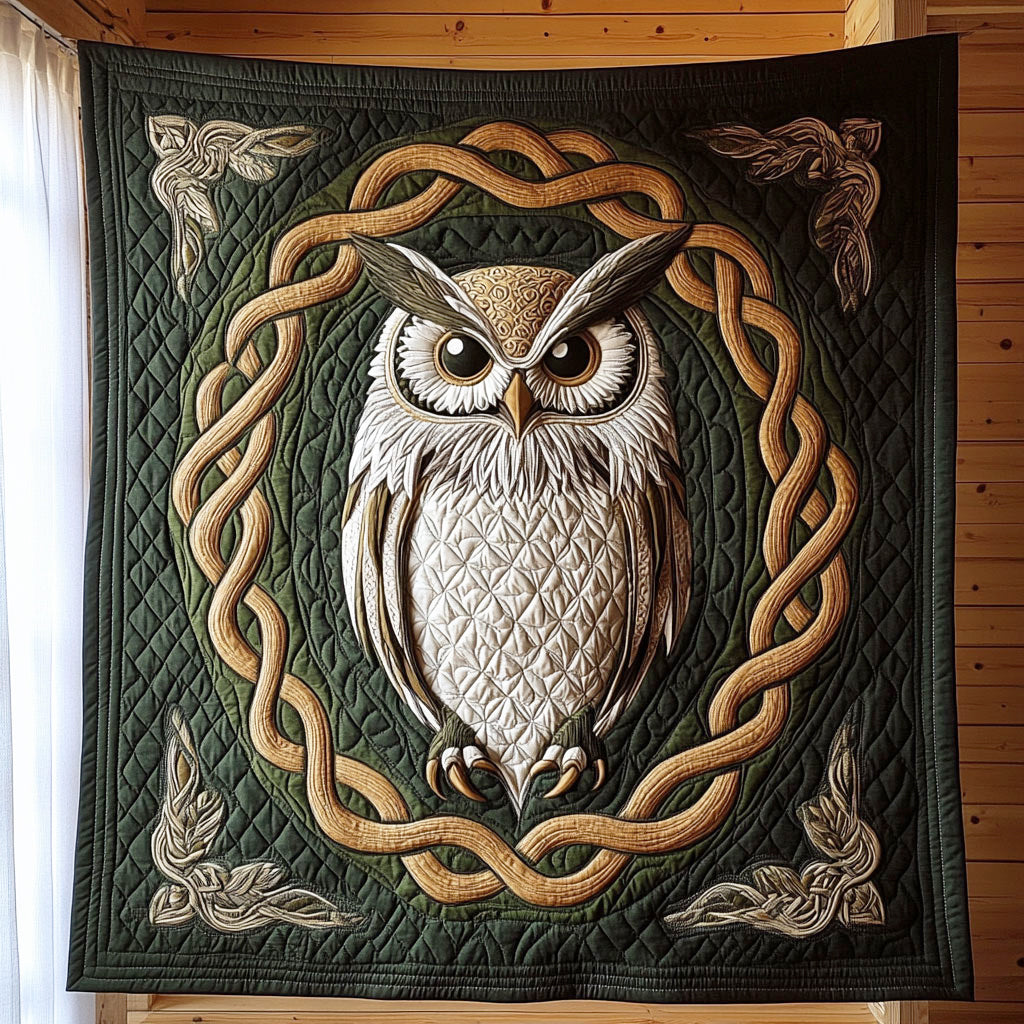 Celtic Knot Owl CW1311034CL Quilt