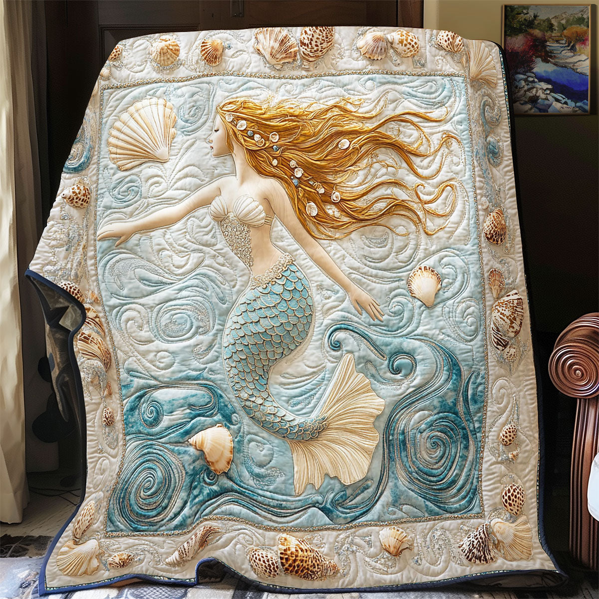 Seaside Enchantress WY0703031CL Quilt